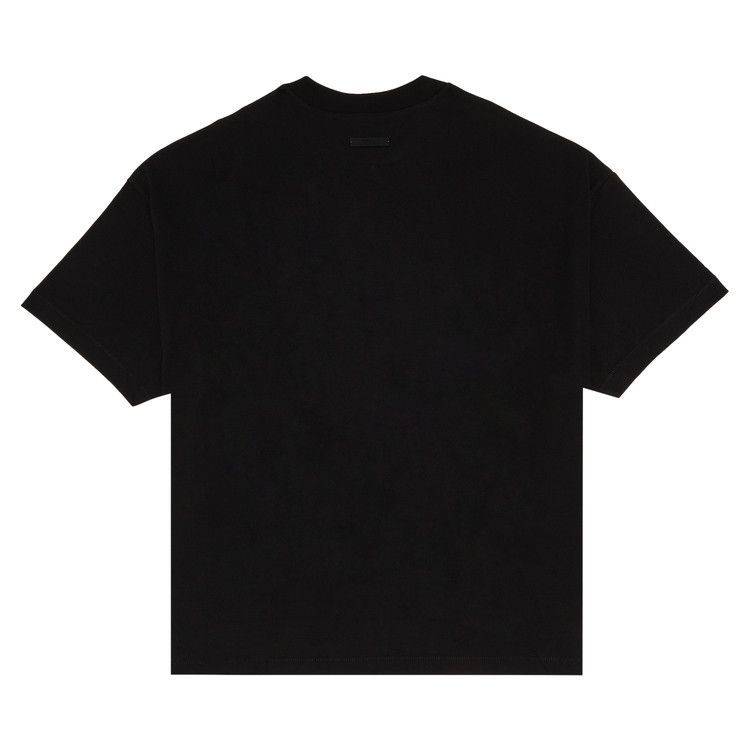 Fear of God Essentials Jersey Crewneck Tee Black – boční pohled | Purekickz