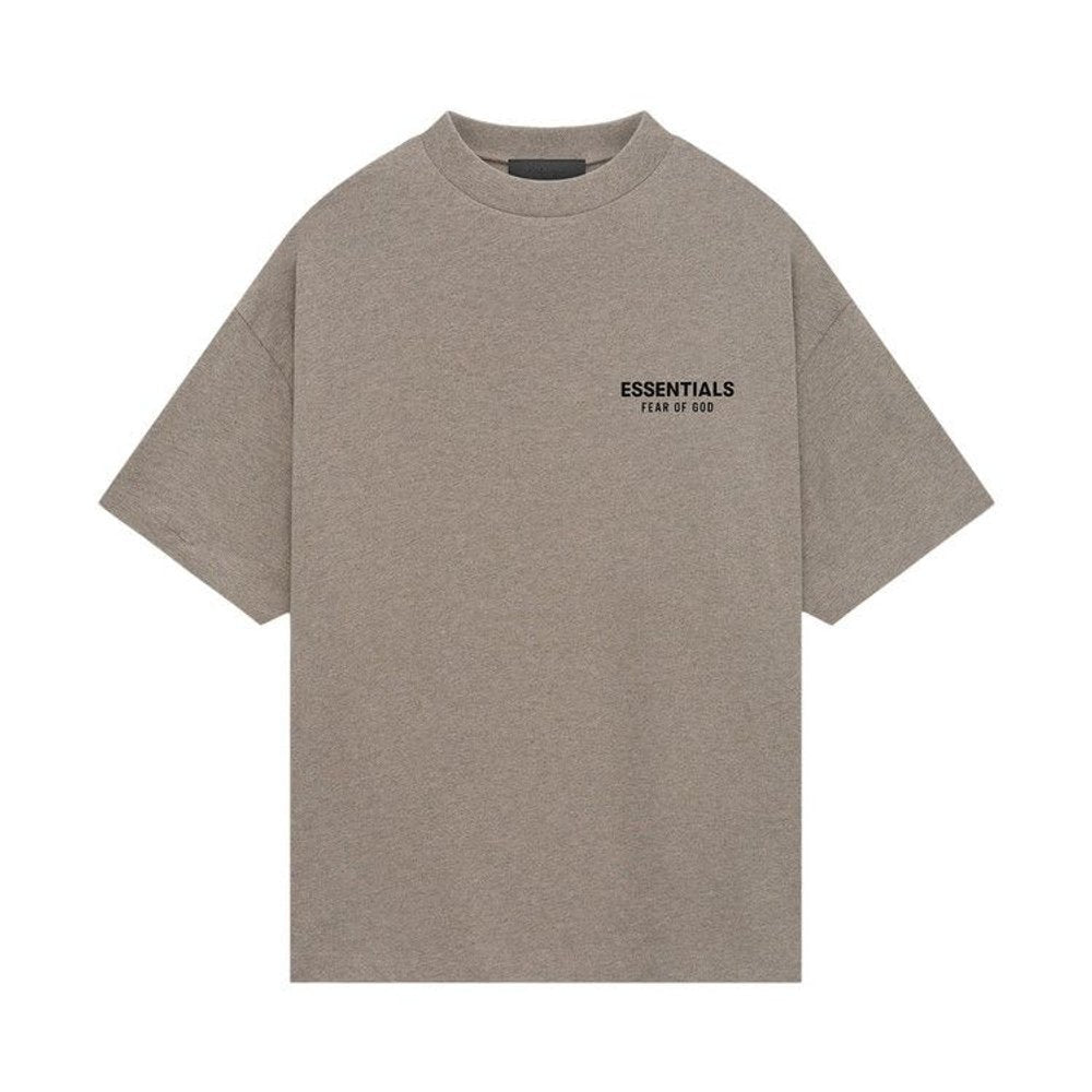 Fear of God Essentials S24 Jersey Crewneck Tee Heather Grey – hlavní pohled | Purekickz