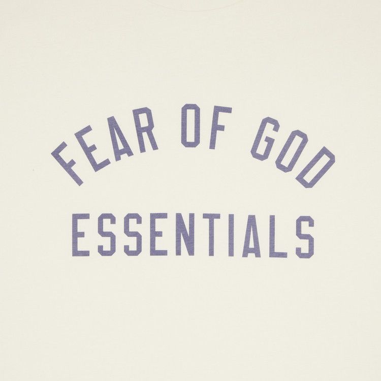 Fear of God Essentials Jersey Crewneck Tee Shell – detail | Purekickz