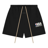 Fear of God Essentials NBA Sweatshorts (SS25) Black – hlavní pohled | Purekickz