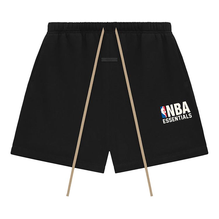 Fear of God Essentials NBA Sweatshorts (SS25) Black – hlavní pohled | Purekickz