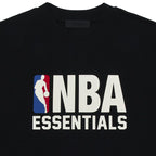 Fear of God Essentials NBA Tee (SS25) Black – detail | Purekickz