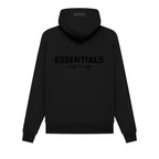 Fear of God Essentials Pullover Chest Logo Hoodie Stretch Limo/Black – boční pohled | Purekickz