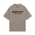 Fear of God Essentials S24 Jersey Crewneck Tee Heather Grey – boční pohled | Purekickz