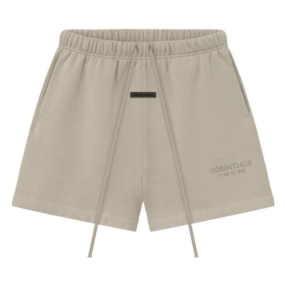 Fear of God Essentials Soccer Fleece Shorts Timber – hlavní pohled | Purekickz