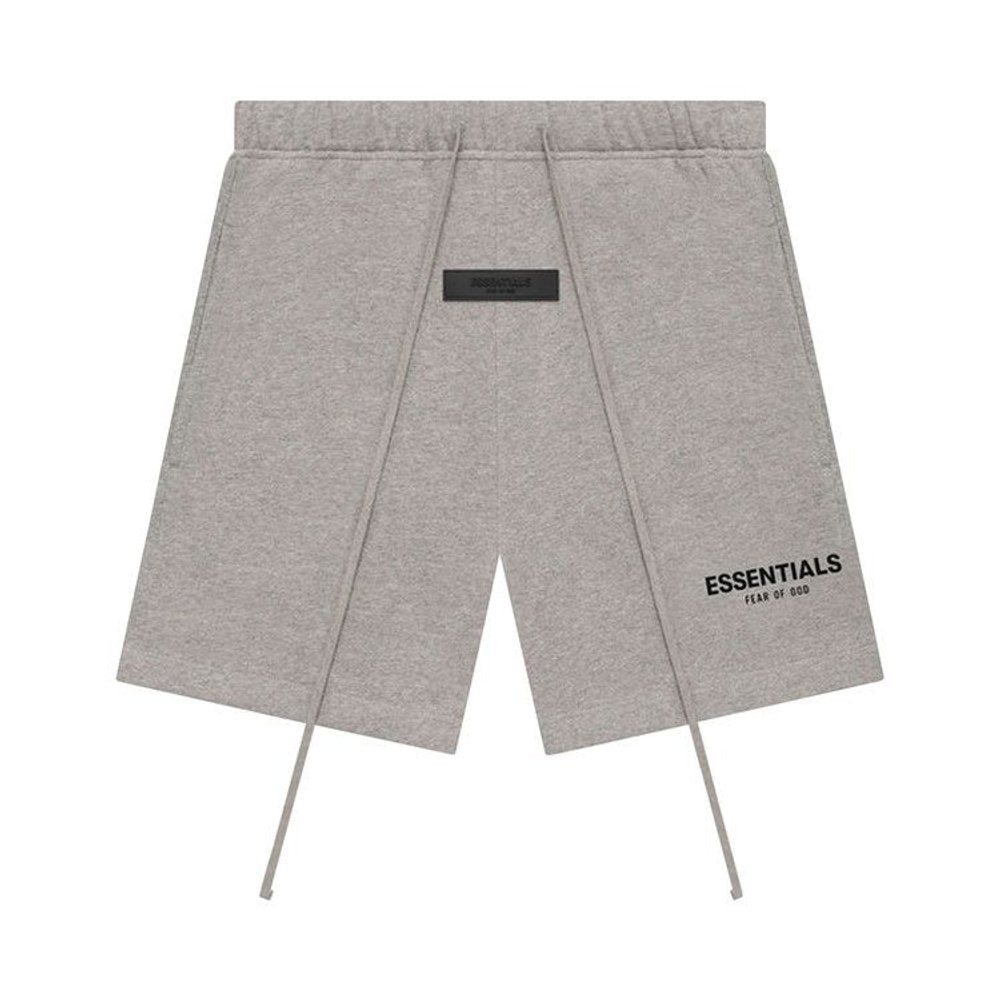 Fear of God Essentials Sweatshort (SS22) Dark Oatmeal – hlavní pohled | Purekickz