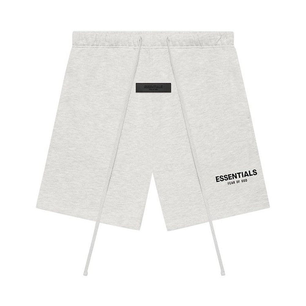Fear of God Essentials Sweatshort (SS22) Light Oatmeal – hlavní pohled | Purekickz