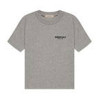 Fear of God Essentials T-shirt (SS22) Dark Oatmeal – hlavní pohled | Purekickz