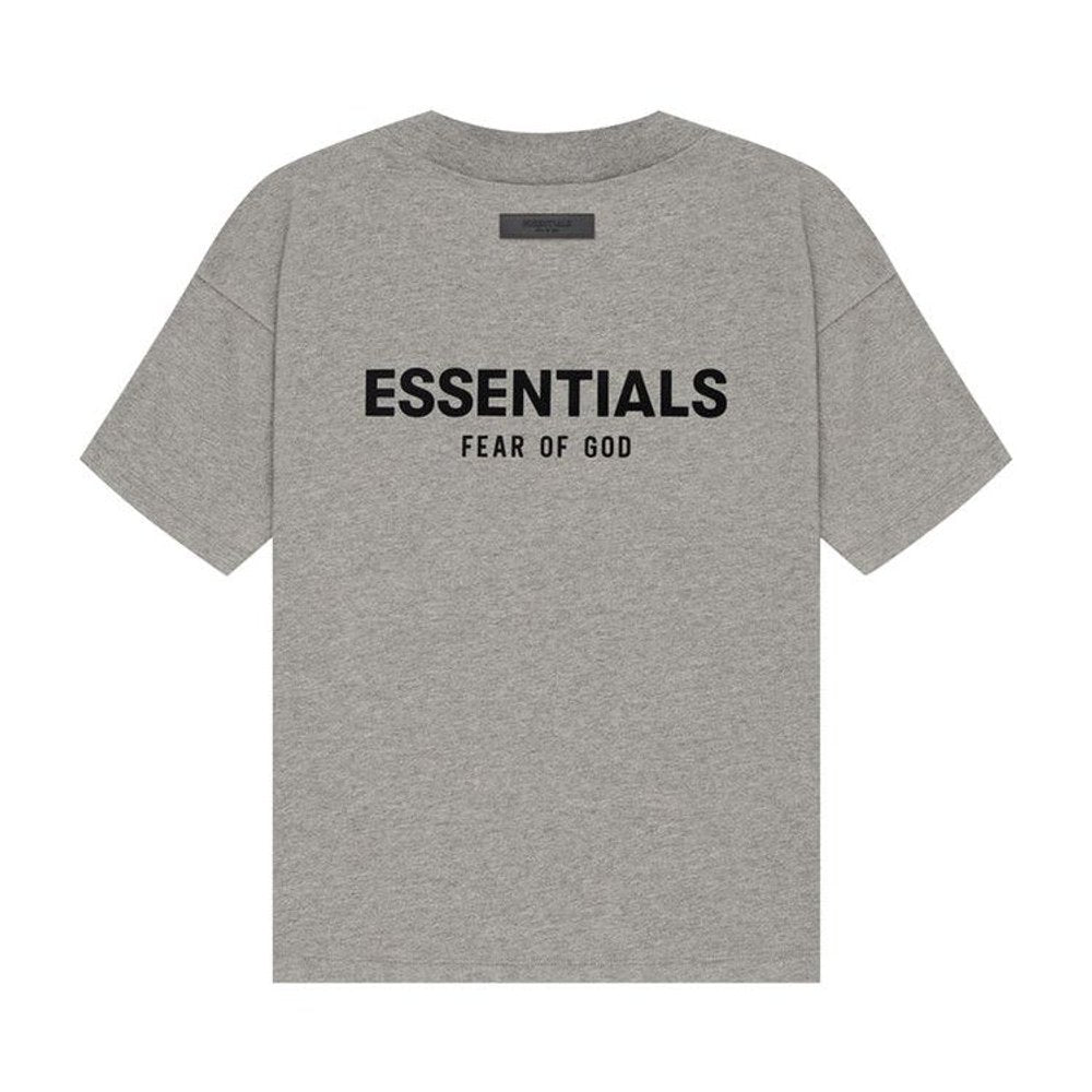Fear of God Essentials T-shirt (SS22) Dark Oatmeal – boční pohled | Purekickz