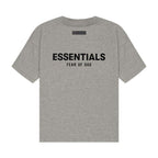 Fear of God Essentials T-shirt (SS22) Dark Oatmeal – boční pohled | Purekickz