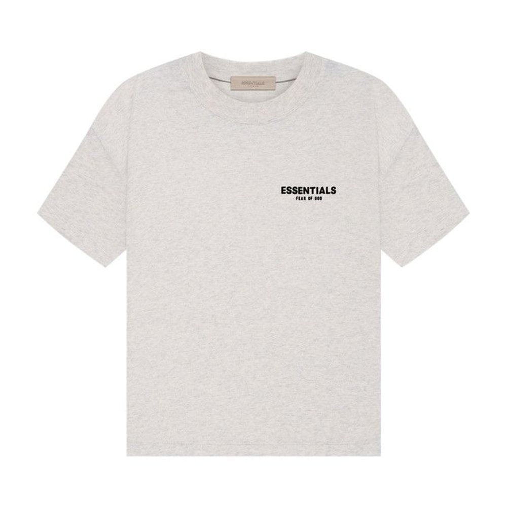 Fear of God Essentials T-shirt (SS22) Light Oatmeal – hlavní pohled | Purekickz
