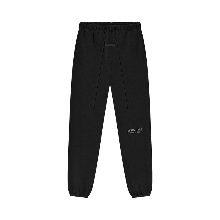 Fear of God Essentials Vintage Fleece Sweatpant Jet Black – hlavní pohled | Purekickz