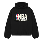 Fear of God Essentials x NBA Hoodie Black – hlavní pohled | Purekickz
