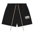 Fear of God Essentials x NBA Sweatshorts Black – hlavní pohled | Purekickz