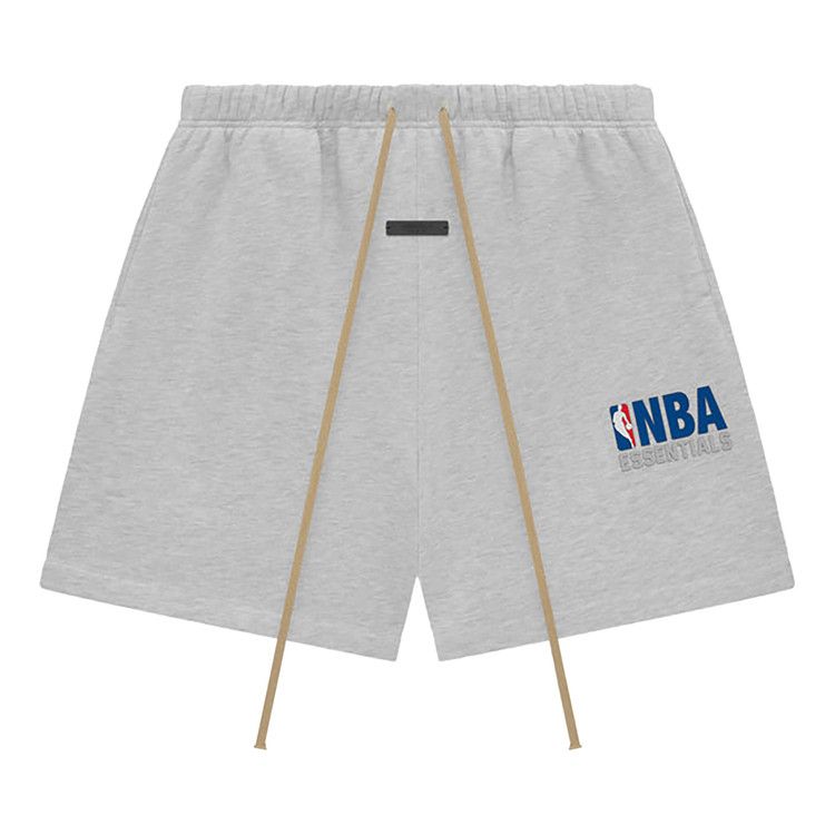 Fear of God Essentials x NBA Sweatshorts Light Heather – hlavní pohled | Purekickz