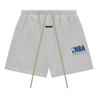 Fear of God Essentials x NBA Sweatshorts Light Heather – hlavní pohled | Purekickz