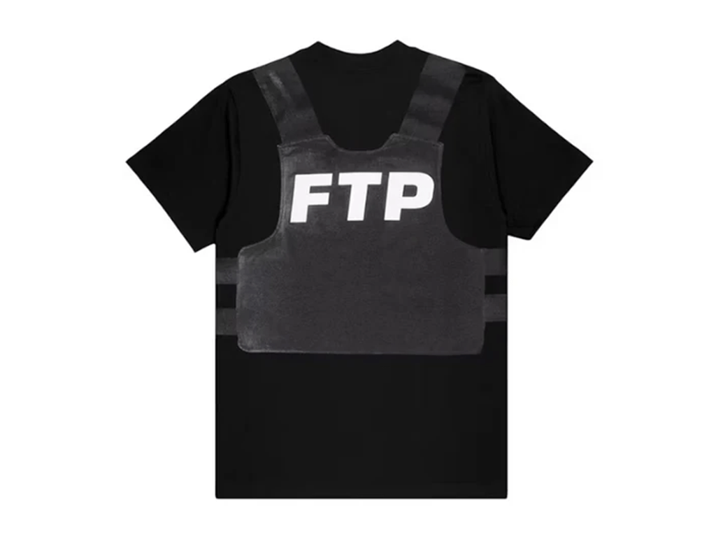 FTP Bulletproof Vest Tee Black – hlavní pohled | Purekickz