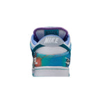 Futura Laboratories x Nike Dunk Low SB 'Bleached Aqua' – detail materiálu | Purekickz