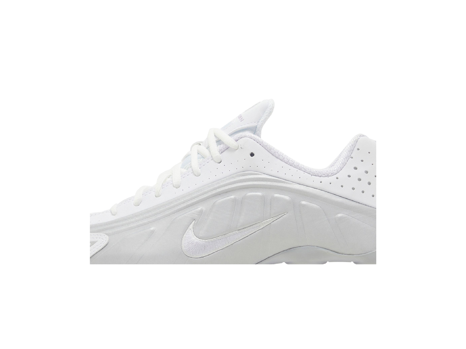 Nike Shox R4 White Metallic Platinum Barely Grape