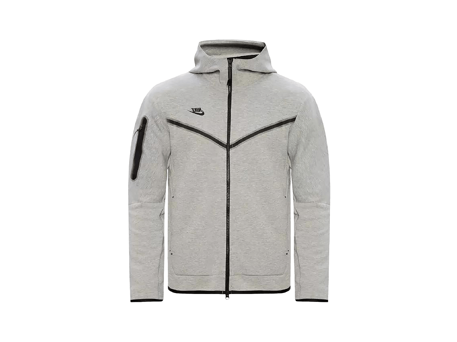 Nike Tech Fleece Full-Zip Windrunner Hoodie 'Dark Grey Heather/Black'