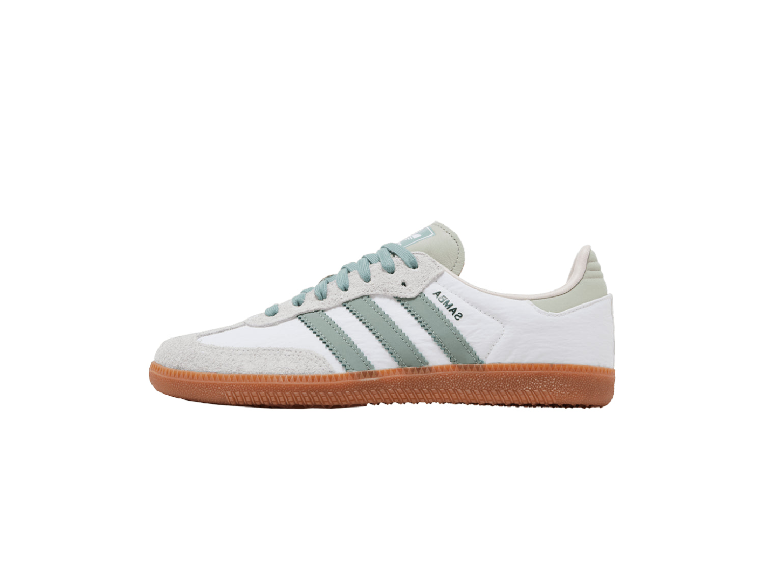 Adidas Samba OG White Silver Green