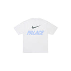 Palace x Nike Font Swoosh T-shirt White – boční pohled | Purekickz