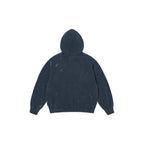 Supreme MM6 Maison Margiela Box Logo Zip Up Hooded Sweatshirt Navy – boční pohled | Purekickz