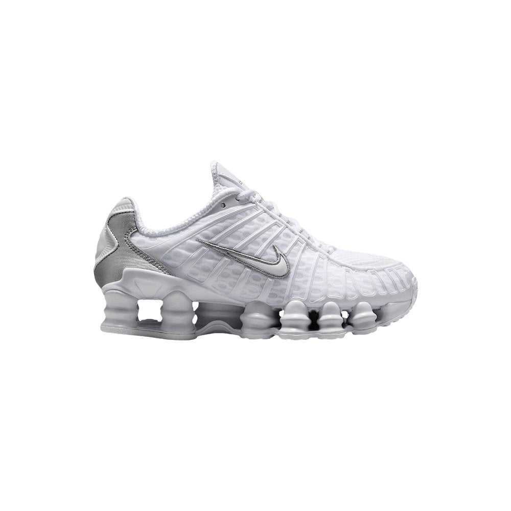 Nike Shox TL GS 'White/Metallic Silver/Max Orange/White'