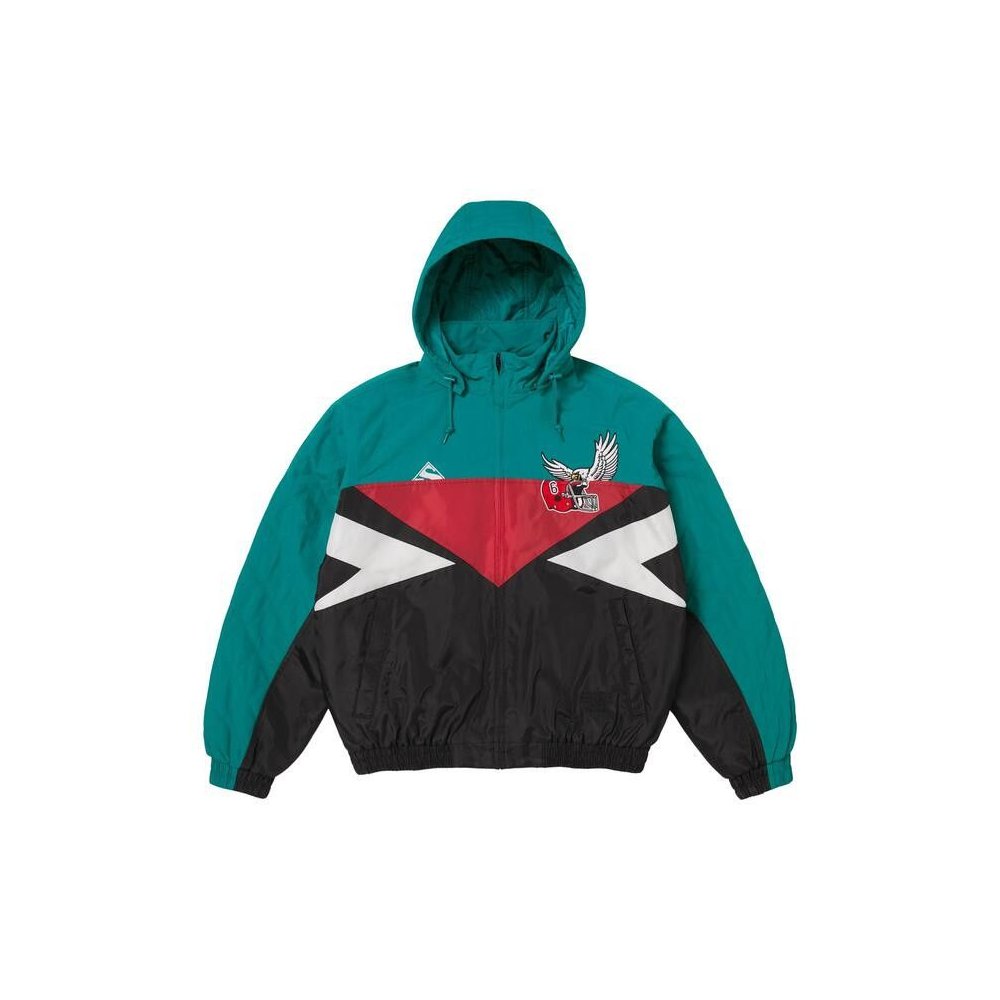 Supreme MM6 Maison Margiela Split Stadium Jacket Black – hlavní pohled | Purekickz