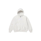 Supreme MM6 Maison Margiela Box Logo Zip Up Hooded Sweatshirt White – hlavní pohled | Purekickz