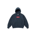 Supreme MM6 Maison Margiela Box Logo Zip Up Hooded Sweatshirt Navy – hlavní pohled | Purekickz