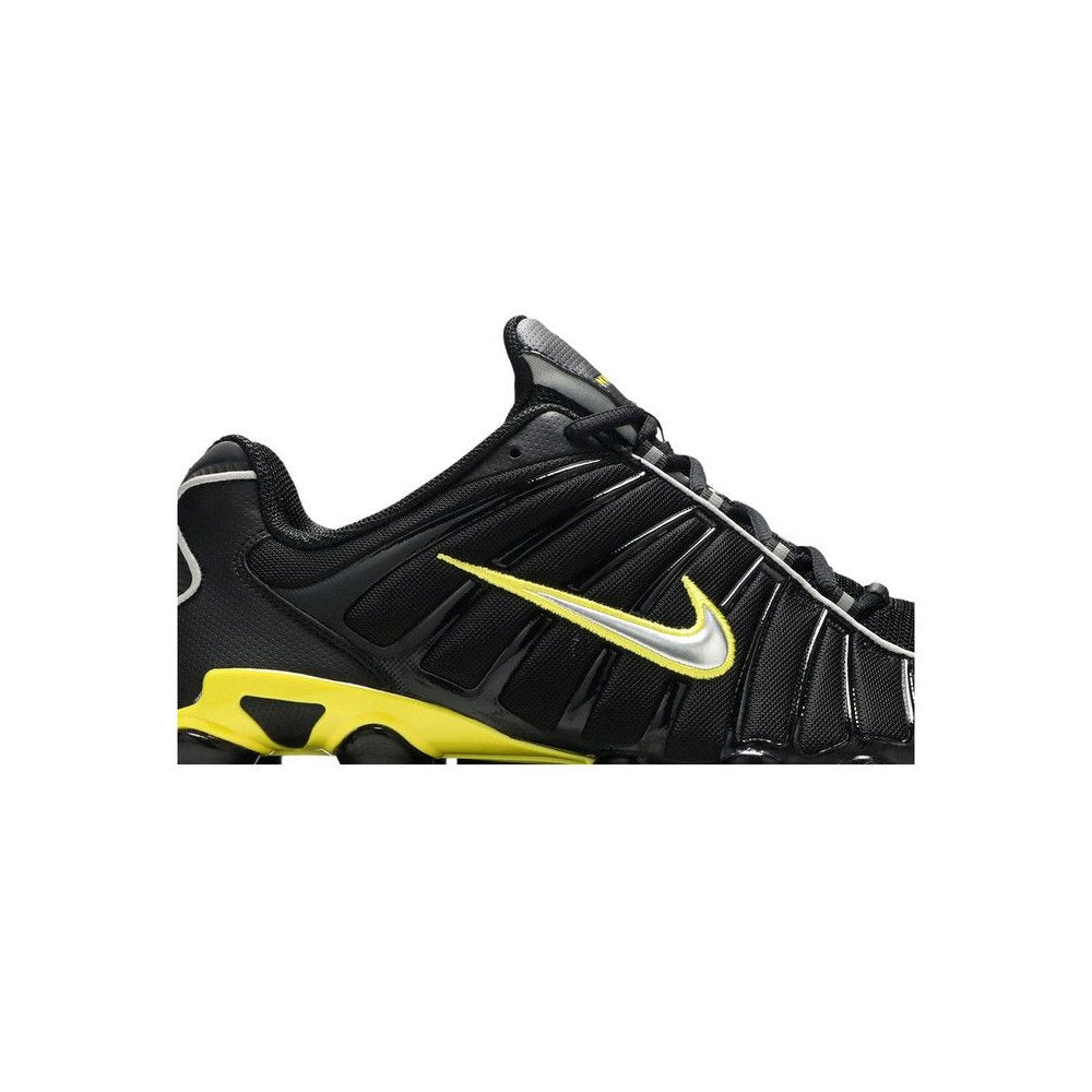 Nike Shox TL Black Dynamic Yellow Metallic Silver