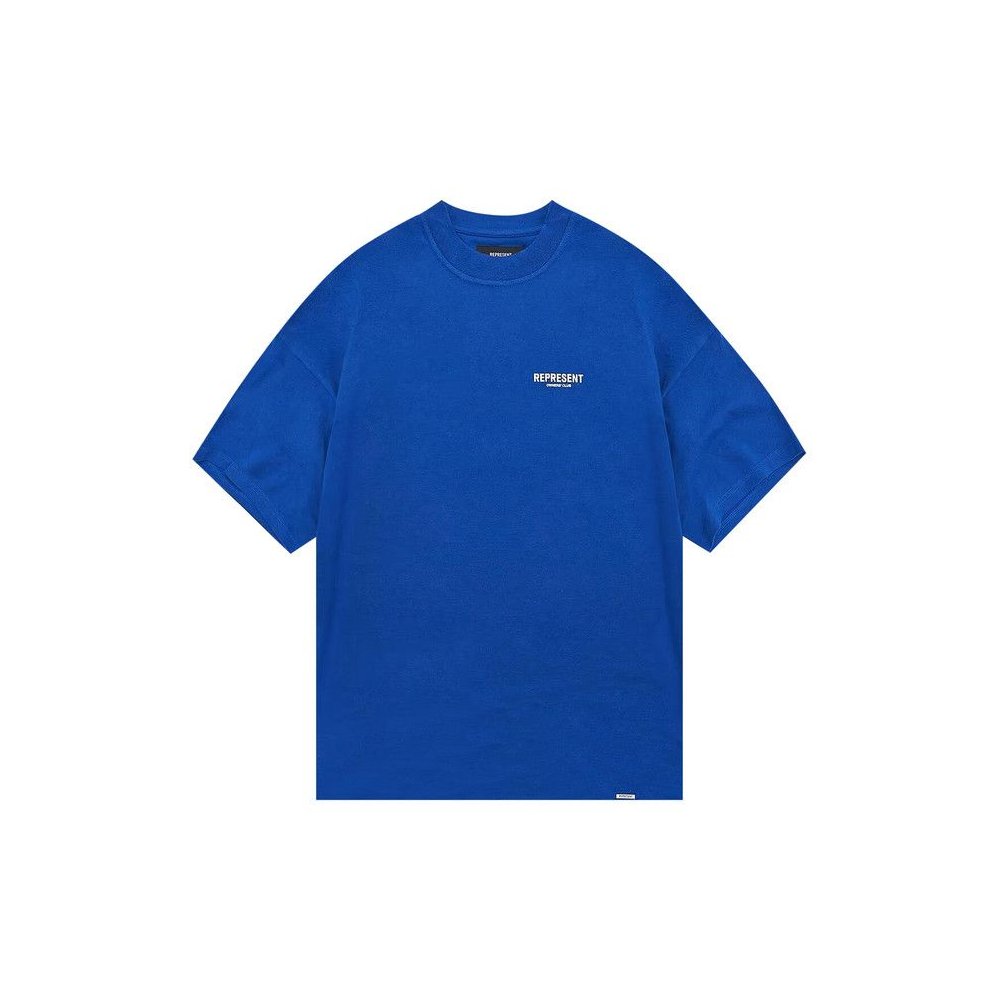 Represent Owner's Club T-Shirt Cobalt Blue/White – hlavní pohled | Purekickz