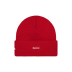 Supreme New Era Tribal S Logo Beanie Red – boční pohled | Purekickz