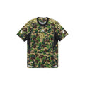 adidas x BAPE Football Graphic Slim Jersey T-shirt Green – hlavní pohled | Purekickz