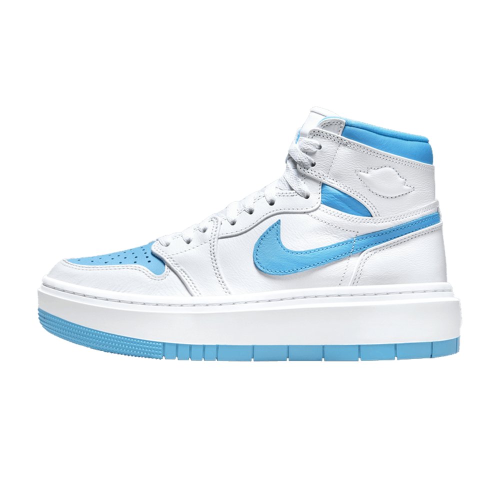 Jordan 1 Elevate High White Dark Powder Blue – hlavní pohled | Purekickz