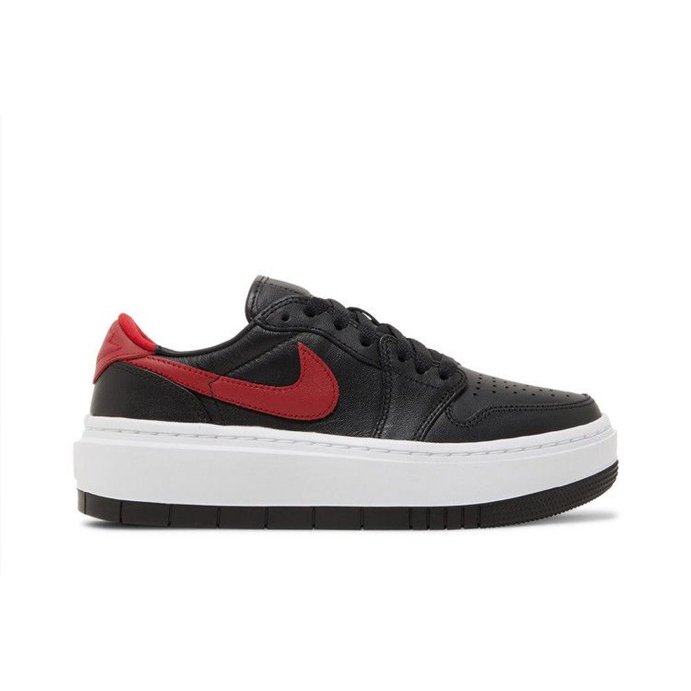 Jordan 1 Elevate Low Black Gym Red White (W) – boční pohled | Purekickz