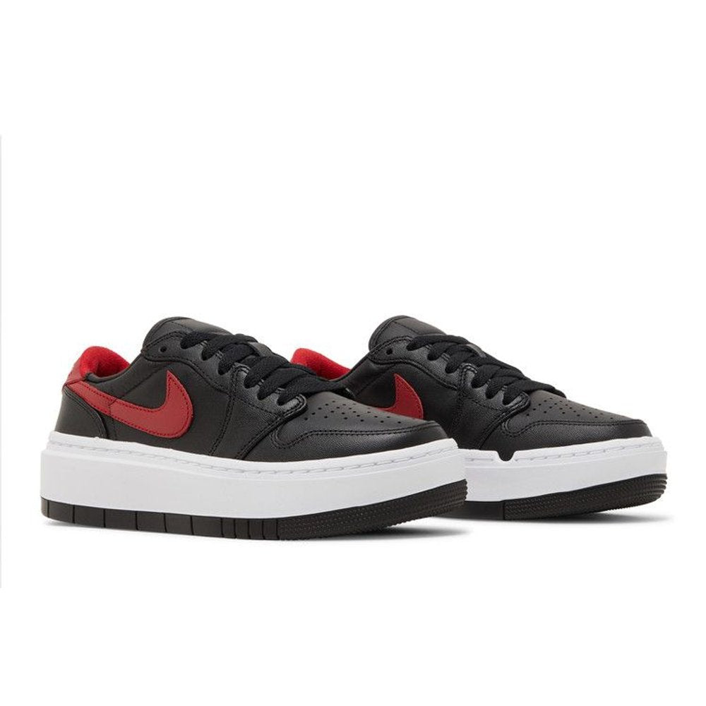 Jordan 1 Elevate Low Black Gym Red White (W) – lifestyle foto | Purekickz