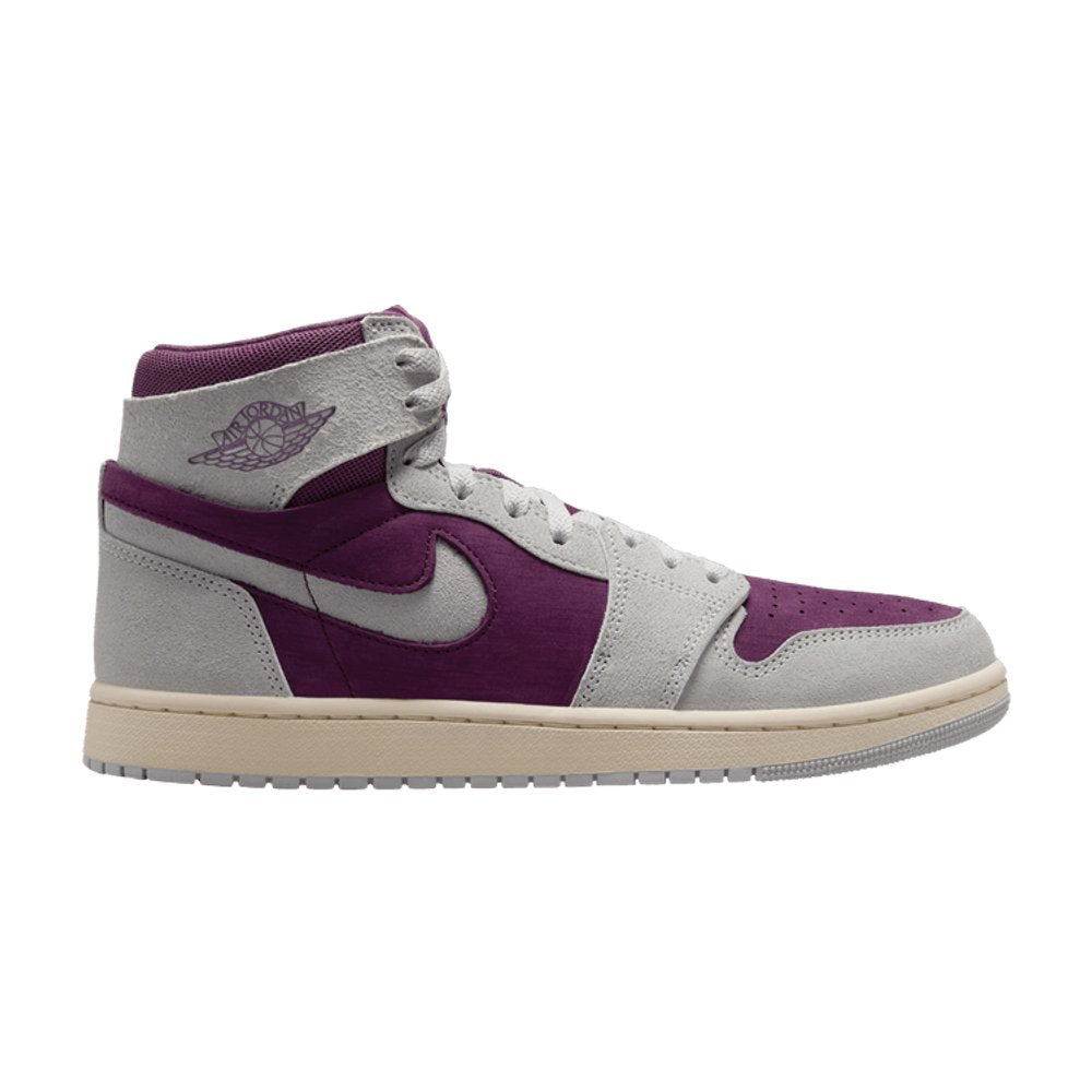 Jordan 1 High Zoom Air CMFT 2 Bordeaux (Women's) – boční pohled | Purekickz