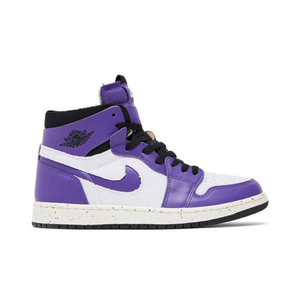 Jordan 1 High Zoom Air CMFT Crater Purple – boční pohled | Purekickz