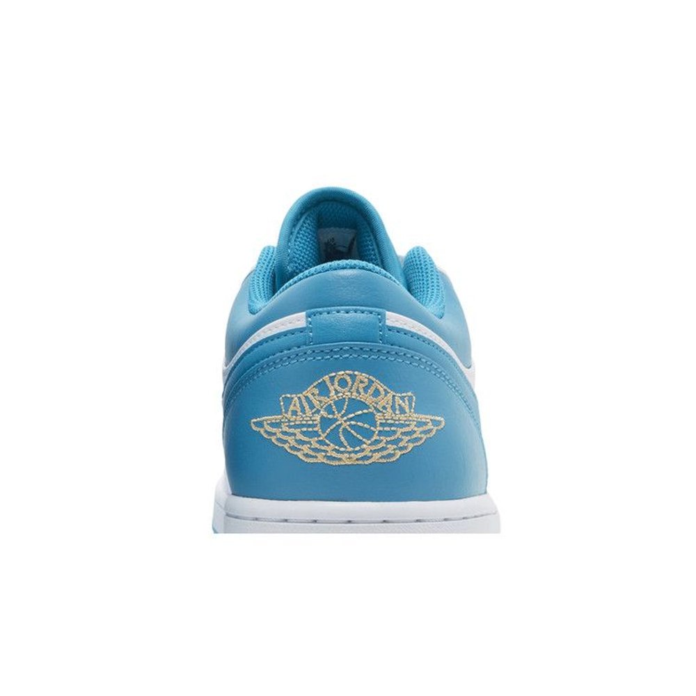 Jordan 1 Low Aquatone – detail materiálu | Purekickz