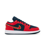 Jordan 1 Low Armory Navy Sport Red (GS) – boční pohled | Purekickz