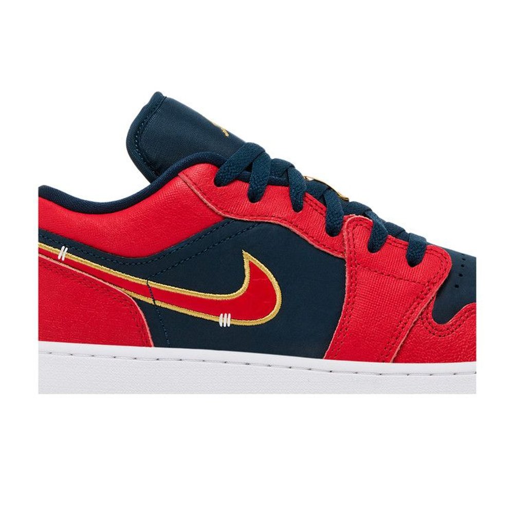 Jordan 1 Low Armory Navy Sport Red (GS) – detail | Purekickz