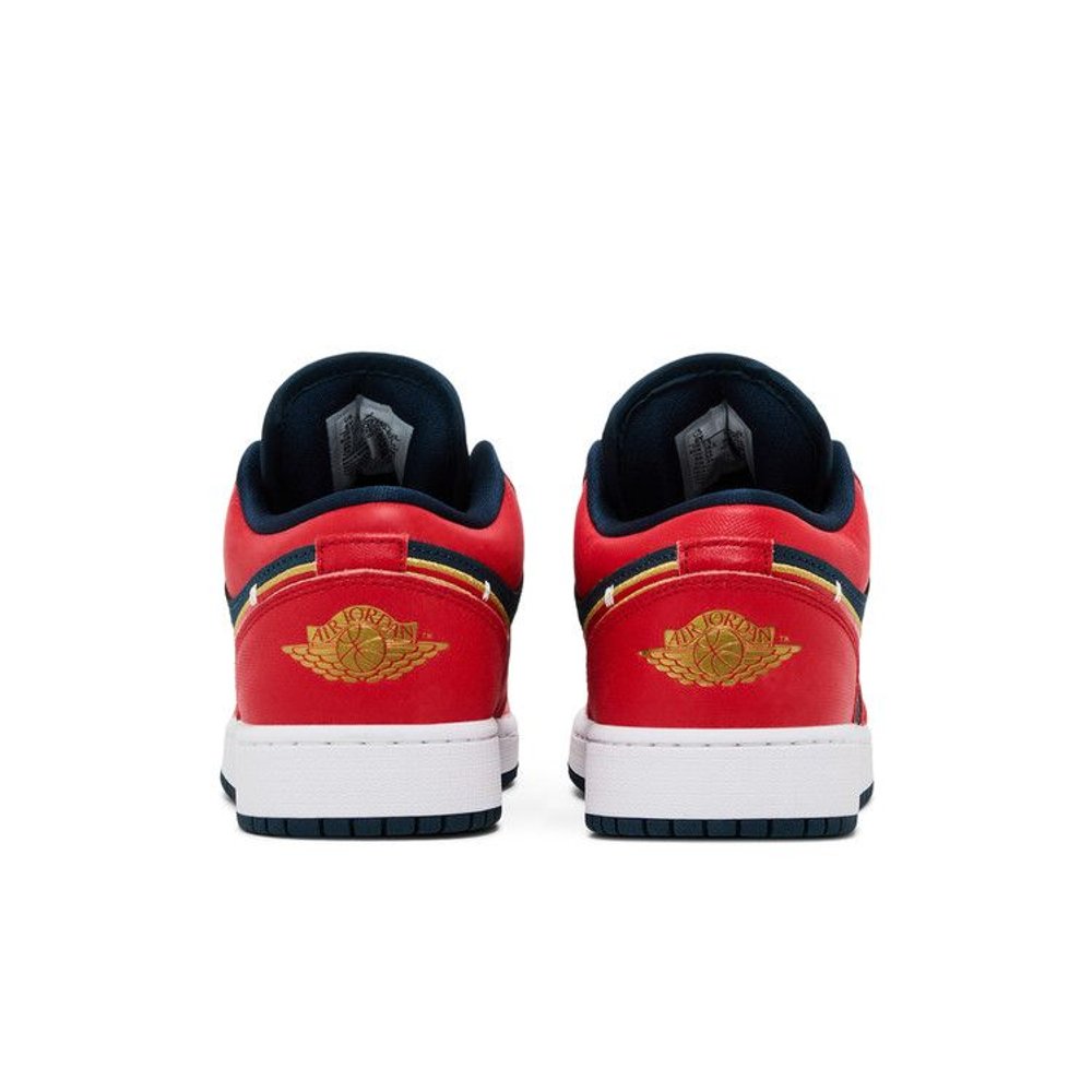 Jordan 1 Low Armory Navy Sport Red (GS) – podrážka | Purekickz