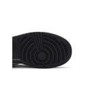 Jordan 1 Low Black White Grey (GS) – pohled shora | Purekickz
