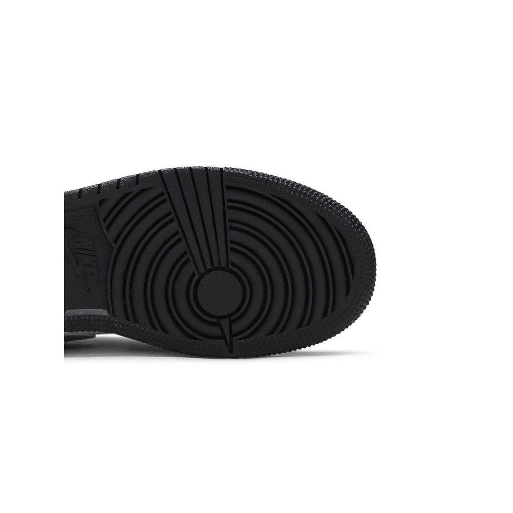 Jordan 1 Low Black White Grey (GS) – pohled shora | Purekickz