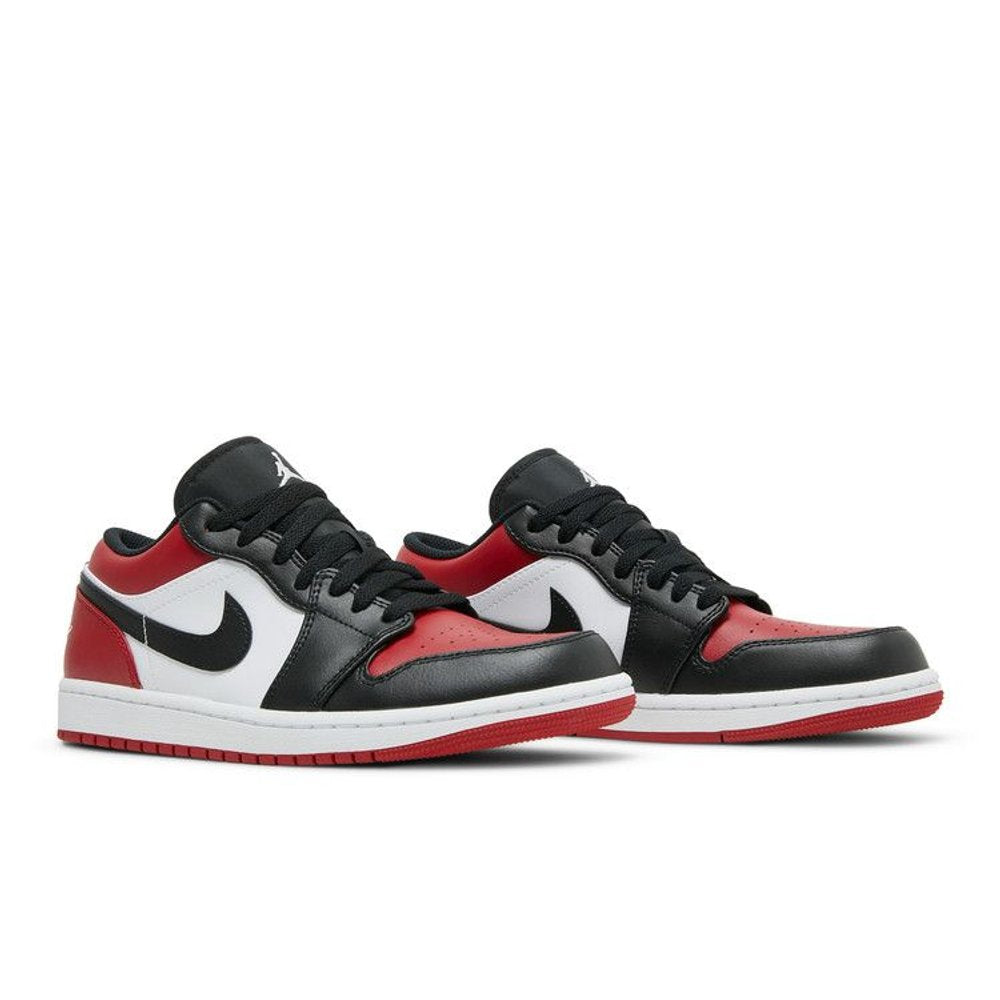 Jordan 1 Low Bred Toe – lifestyle foto | Purekickz