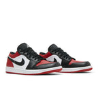 Jordan 1 Low Bred Toe – lifestyle foto | Purekickz