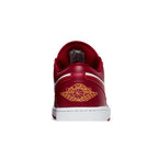 Jordan 1 Low Cardinal Red – detail materiálu | Purekickz