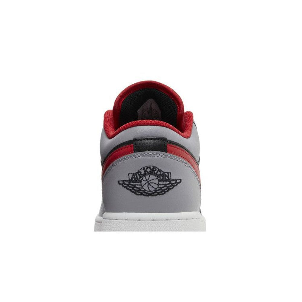 Jordan 1 Low Cement Fire Red (GS) – detail materiálu | Purekickz
